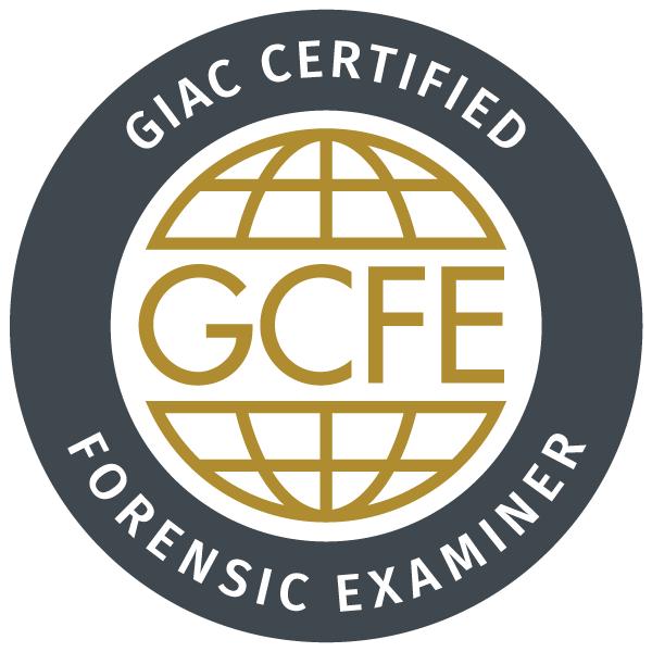 GCFE — GIAC Certified Forensic Examiner