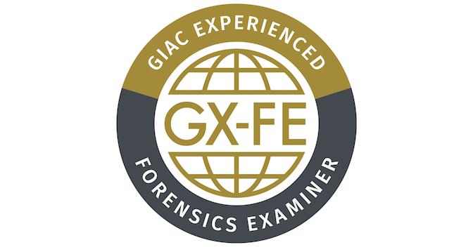 GX-FE — GIAC Experienced Forensics Examiner